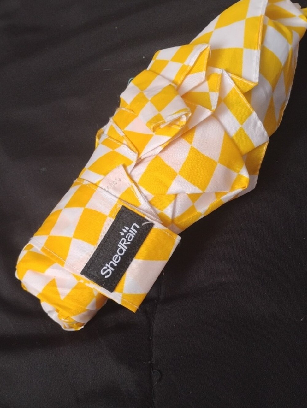 Target🎯Yellow Checker Mini Umbrella🆕💦☔ - Picture 4 of 4